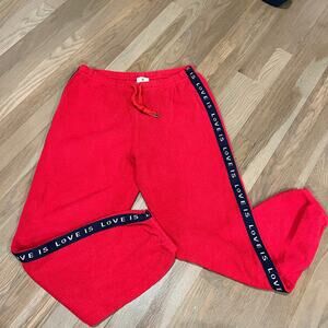 Sundry Love is Boyfriend Sweatpant in Holly - Size Large